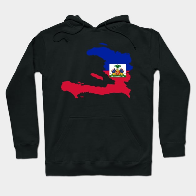 HAITIAN MAP FLAG Hoodie by Pro Melanin Brand